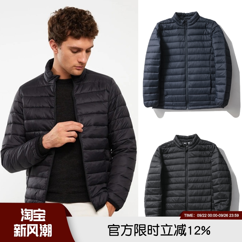 男士轻量化户外休闲立领棉衣棉服