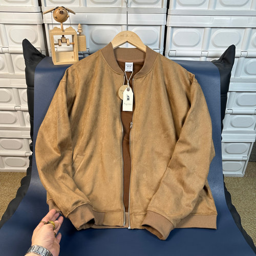 拉链外套高级感工装美拉德棒球服