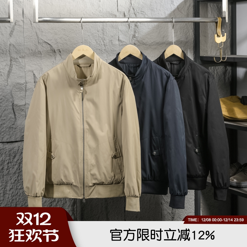 意奢秋冬男百搭G9哈灵顿夹克外套
