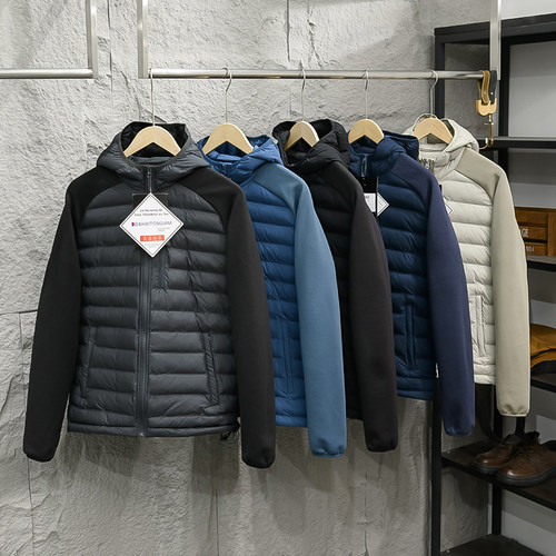 全山地系列秋冬高端男士轻量化登山徒步动态保暖棉服外套百搭棉衣