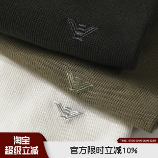 休闲百搭纯色翻领T恤POLO衫 上身显气质 男士 万针精美刺绣 夏季