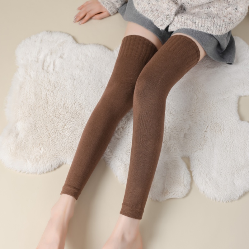 高筒保暖锦纶简约百搭护膝