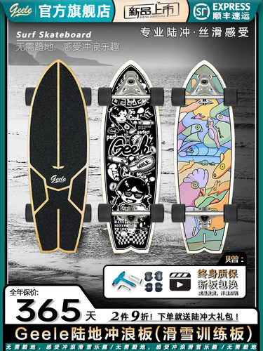 geele陆地冲浪板cx731滑雪成人