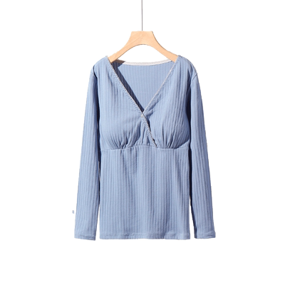 月子服冬季睡衣单件保暖打底