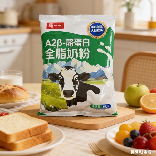 新疆特产A2beta-酪蛋白全脂奶粉来自新疆蛋白早餐奶粉