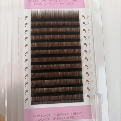 清仓彩色系列0.07/0.10巧克力色单根圆毛棕色山茶花