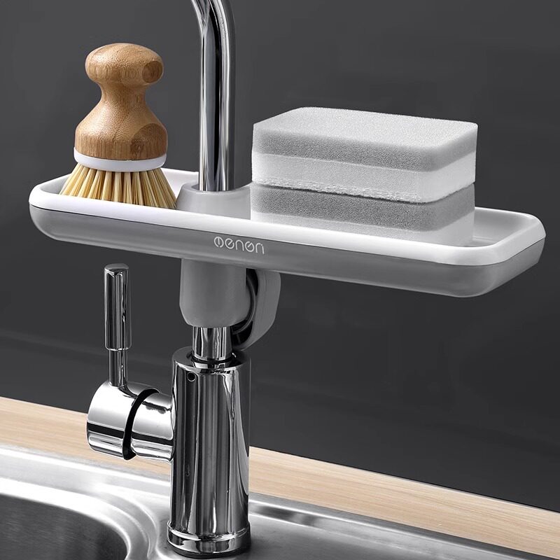 梦妮浴室水龙头多用沥水架