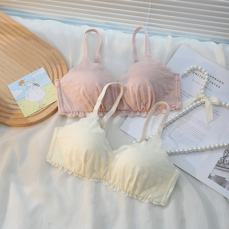 内衣女薄款聚拢小胸收副乳少女高中生无钢圈防下垂大胸显小文胸罩,女士内衣/男士内衣/家居服,文胸,淘宝优惠券,粉丝福利购,淘宝优惠卷