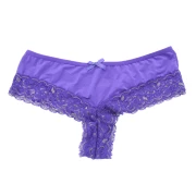 G-D4 American Single AEC * Home Purple Phnom Penh Lace Sexy Thong - G-string