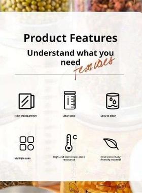 Fermenter Transparent Sourdough Fermentation Jar with Scale