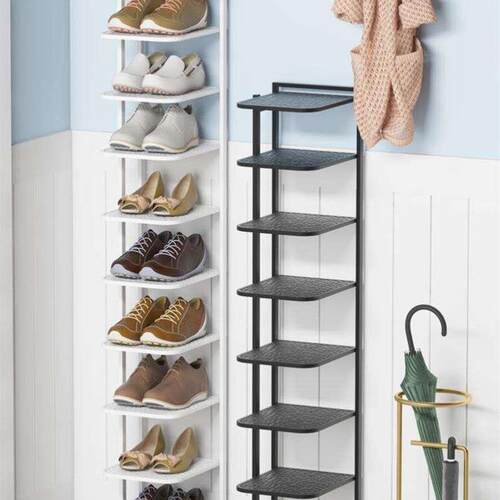 拐角鞋架子 简易门口 corner shoe cabinet rack closet shoebox