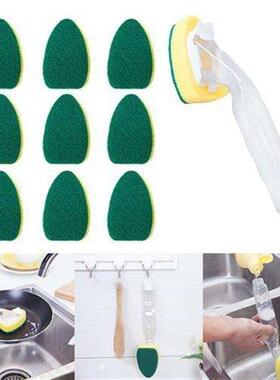 Soap Dispensing Dish Cleaning Brush Set With 1 Dish Washing