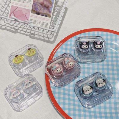 Sanrio Contact Lens Case Pachacco Kuromi Cinnamoroll Cute Ca