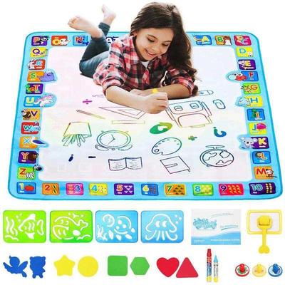 Coolplay Magic Water Drawing Mat Coloring Doodle Mat with Ma