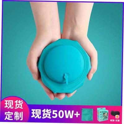 Press inflatable Upillow portable air travel neck pillow