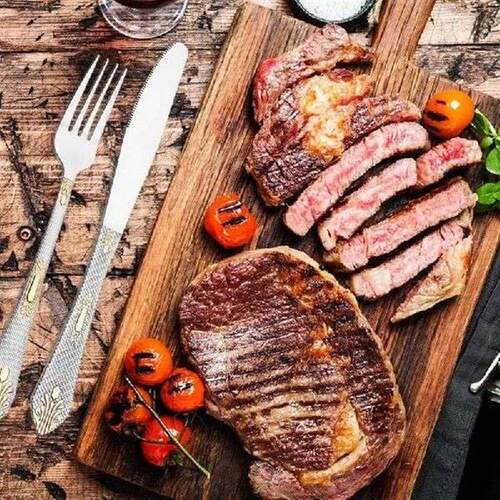Stainless Steel Tableware Set 20pcs Steak Fork Spoon Set