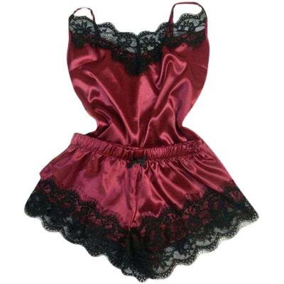 Pajamas sexy satin pajamas sexy underwear home wear 性感睡衣