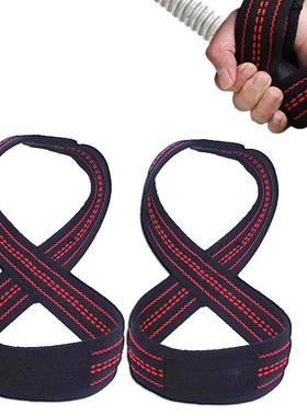 Figure 8 Weight Lifting Straps DeadLift Wrist Strap for0