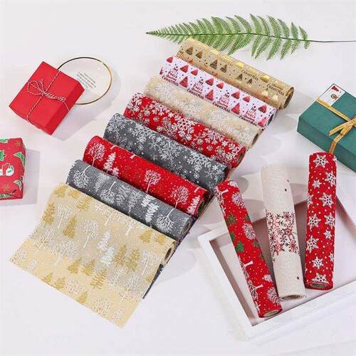Christmas table flag tablecloth fine linen printed 印花桌布