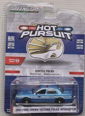 GreenLight 1/64 2001 Ford Crown Victoria Police Interceptor