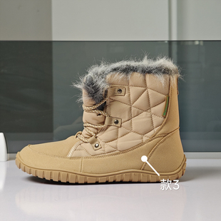 外贸户外五指鞋宽楦头赤足高帮运动鞋防风徒步鞋登山加绒保暖棉鞋