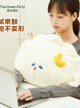 TheGreenParty饺子抱枕新年礼物送女生办公室靠枕午睡枕腰靠枕头