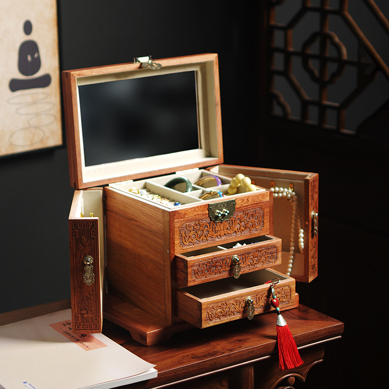 大容量收纳盒手饰品高档首饰盒