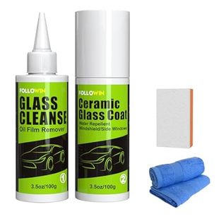 Glass Care Kit,Ceramic Coating for Glass,Hydrophobic Sio2
