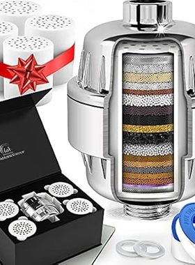 Shower Head Filter for Hard Water - 20 Stage+ 5 Replaceme