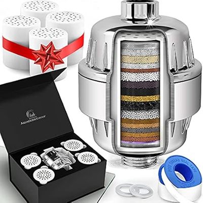 Shower Head Filter for Hard Water - 20 Stage+ 5 Replaceme