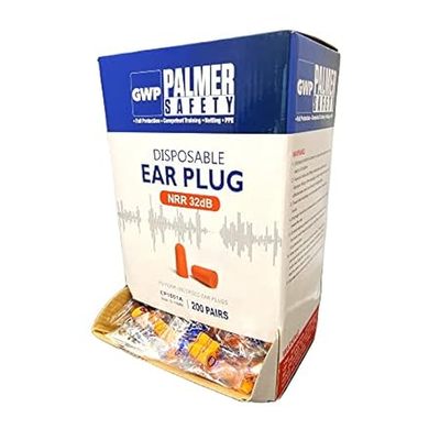 ATERET Earplugs 200 Pairs I 32db Noise Cancelling Soft Di
