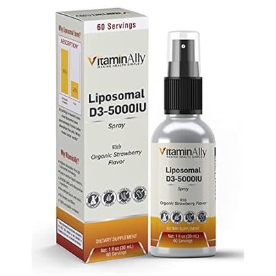 Liposomal Liquid Vitamin D3-5000IU Spray | 2 Month Supply