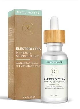 MAYU Electrolyte Water Drops - Fast Absorption Mineral Dr