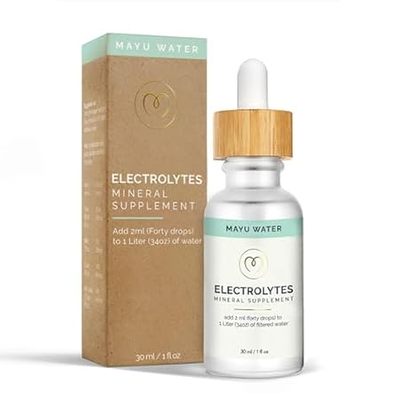 MAYU Electrolyte Water Drops - Fast Absorption Mineral Dr