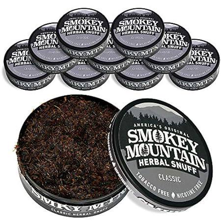 Smokey Mountain Herbal Long Cut – Classic – 10 Can Box -