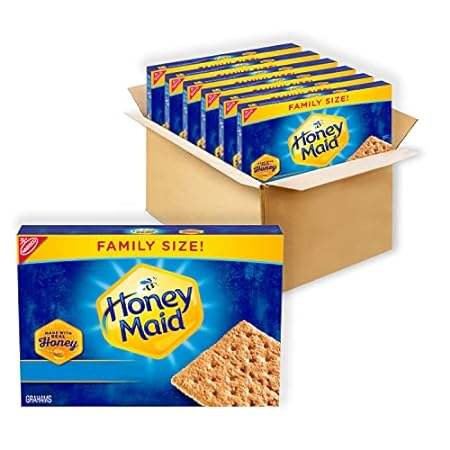 Honey Maid Graham Crackers， Family Size， 6 - 25.6 oz Boxes