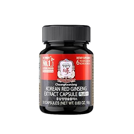 CheongKwanJang [Korean Red Ginseng Extract Capsules Plus