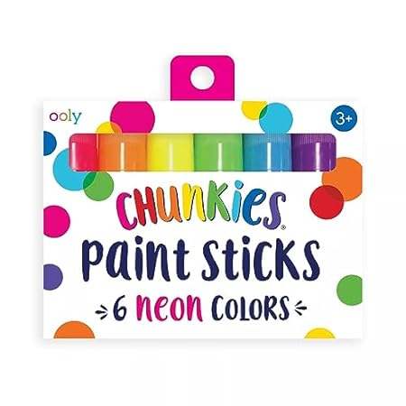 Ooly Chunkies Twistable Tempera Paint Sticks For Kids， No