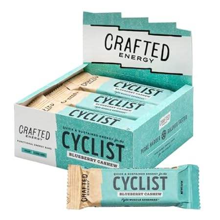 CRAFTED Cyclist Functional Energy Bar- Blueberry Cashew