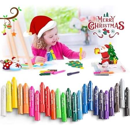 MayMoi Tempera Paint Sticks， Washable Paint Sticks for Ki
