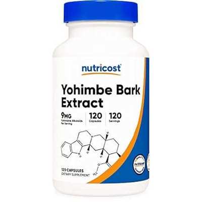 Nutricost Yohimbe Bark Extract 450mg (9mg Yohimbine Alkal