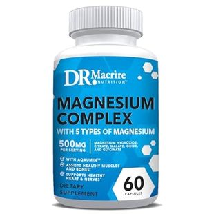 Magnesium Complex 500mg, Magnesium Citrate, Glycinate, Ma