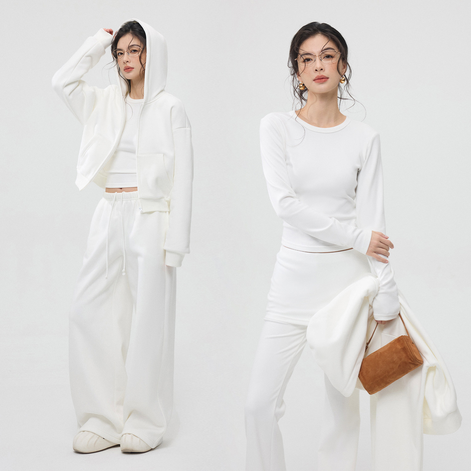 ZzZHANG｜m*u系松弛搭配_獨特设计休闲连帽卫衣卫裤打底裙裤套装,女装/女士精品,休闲运动套装,淘宝优惠券,粉丝福利购,淘宝优惠卷