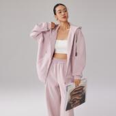 女慵懒休闲两件套 ZzZHANG 减龄运动风开衫 时尚 卫衣套装 博物馆