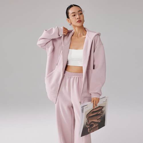 Zzzhang冬季开衫卫衣休闲套装