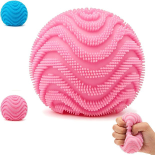 Fuzz Ball Squishy Stress Ball Toy Soft Calming Tactile Grip