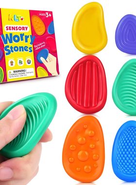 Fidget Toys Sensory Textured Worry Stone for Autism Anxiety