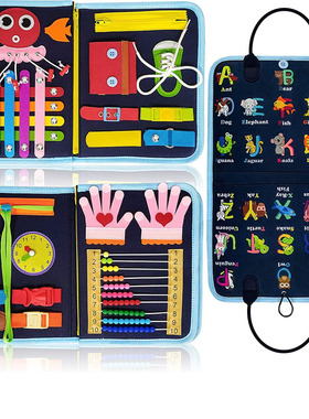 Busy Board  Toys Learning Alphabet Count Fine Motor Skills