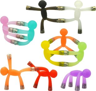 Magnetic travel Rubber Mini Magnet kids Man for 10Pcs toys