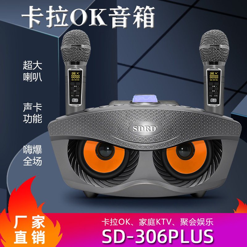升级版猫头鹰SD306plus家庭KTV无线麦克风蓝牙音响一体机双人合唱属于什么档次？